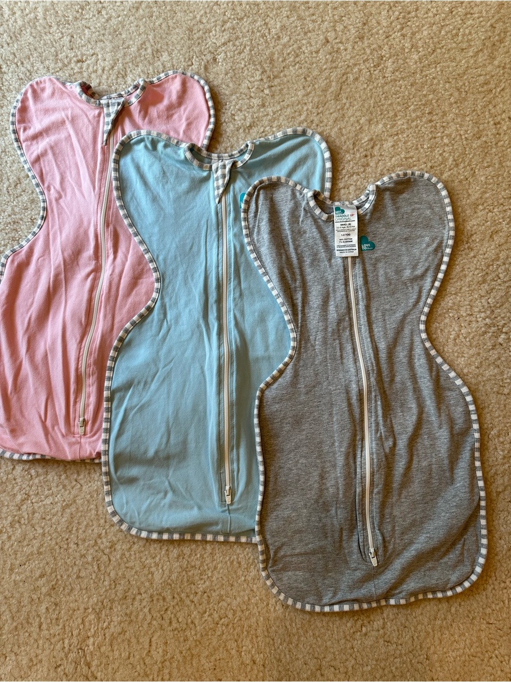 Love to Dream Swaddle Up Sleep Sacks - Set of 3, Small - Picture 2 of 4